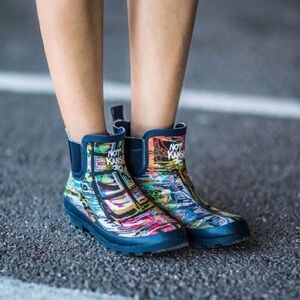 Hollenberg Bros Not Kansas JPO Rubber Rain Snow Ankle Boots 6